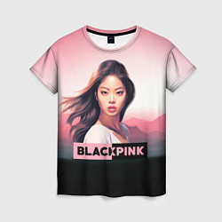 Женская футболка Солистка Blackpink