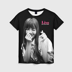 Женская футболка Blackpink Lisa Sign of love
