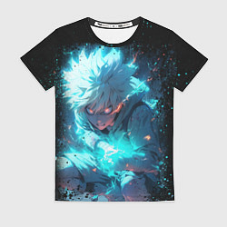 Футболка женская Аура киллуа - hunter x hunter, цвет: 3D-принт