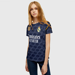 Футболка женская Лука Модрич Реал Мадрид форма 2324 гостевая, цвет: 3D-принт — фото 2