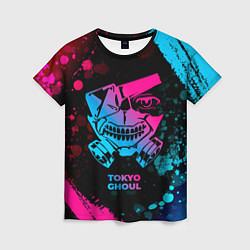 Футболка женская Tokyo Ghoul - neon gradient, цвет: 3D-принт