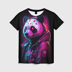 Футболка женская Panda cyberpunk, цвет: 3D-принт