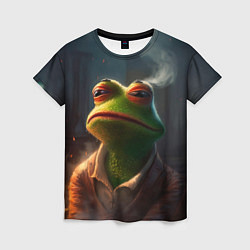 Футболка женская Frog Pepe, цвет: 3D-принт