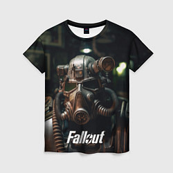 Футболка женская Fallout man, цвет: 3D-принт