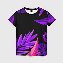 Футболка женская Floral composition - neon, цвет: 3D-принт