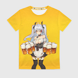 Футболка женская Пивняшка, цвет: 3D-принт