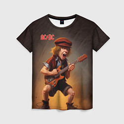 Женская футболка ACDC art