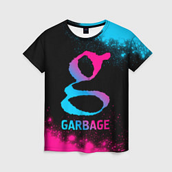 Футболка женская Garbage - neon gradient, цвет: 3D-принт