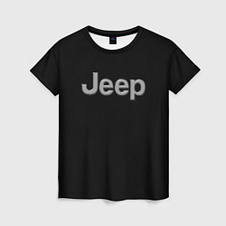 Футболка женская Jeep silver, цвет: 3D-принт