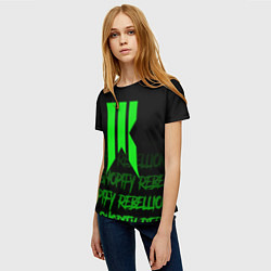 Футболка женская Shopify Rebellion, цвет: 3D-принт — фото 2