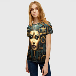 Футболка женская Египетские царицы, цвет: 3D-принт — фото 2