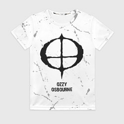 Футболка женская Ozzy Osbourne glitch на светлом фоне, цвет: 3D-принт