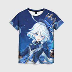 Футболка женская Furina Genshin Impact, цвет: 3D-принт