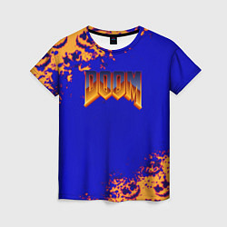 Футболка женская Doom x marshmallow, цвет: 3D-принт