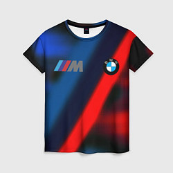 Футболка женская BMW sport абстракция, цвет: 3D-принт