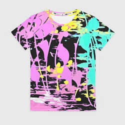 Футболка женская Color expressive abstraction, цвет: 3D-принт
