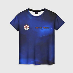 Футболка женская Metro 2033 космос, цвет: 3D-принт