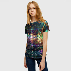 Футболка женская Медитативный арт, цвет: 3D-принт — фото 2
