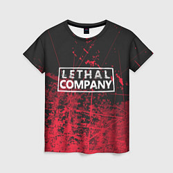 Футболка женская Lethal Company: Red Trail, цвет: 3D-принт