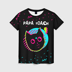 Футболка женская Papa Roach - rock star cat, цвет: 3D-принт