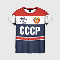 Футболка женская СССР - Союз Советских Социалистических Республик, цвет: 3D-принт