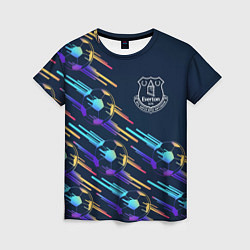 Футболка женская Everton градиентные мячи, цвет: 3D-принт