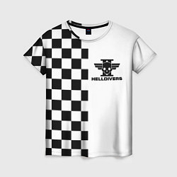 Женская футболка Helldivers 2: Chess Logo