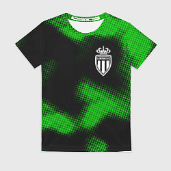 Футболка женская Monaco sport halftone, цвет: 3D-принт