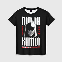 Футболка женская Ninja Kamui Revenge controls you, цвет: 3D-принт