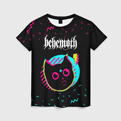 Футболка женская Behemoth - rock star cat, цвет: 3D-принт