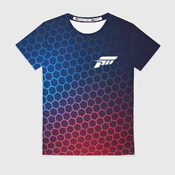 Женская футболка Forza Horizon неоновые соты