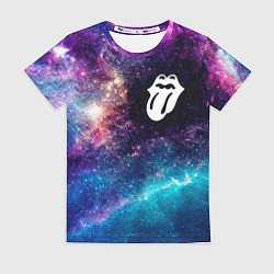 Женская футболка Rolling Stones space rock