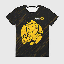 Футболка женская Fallout фоллаут, цвет: 3D-принт