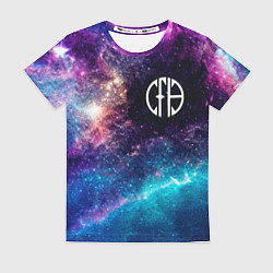 Футболка женская Pantera space rock, цвет: 3D-принт