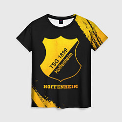 Футболка женская Hoffenheim - gold gradient, цвет: 3D-принт