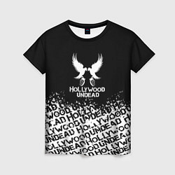 Женская футболка Hollywood Undead rock