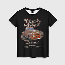 Женская футболка Хот-род в стиле rat Gasoline Bandit