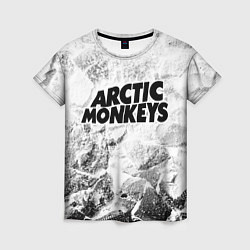 Женская футболка Arctic Monkeys white graphite