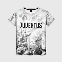 Женская футболка Juventus white graphite