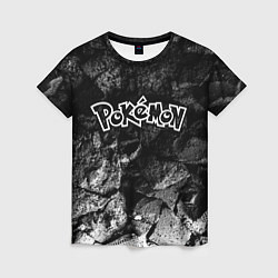 Футболка женская Pokemon black graphite, цвет: 3D-принт