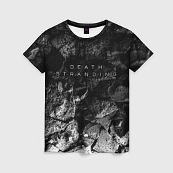 Футболка женская Death Stranding black graphite, цвет: 3D-принт