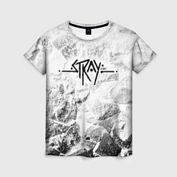 Футболка женская Stray white graphite, цвет: 3D-принт