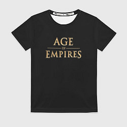 Женская футболка Age of Empires logo