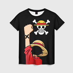 Футболка женская One piece - Monkey D Luffy, цвет: 3D-принт