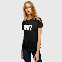 Футболка женская Dayz logo white, цвет: 3D-принт — фото 2