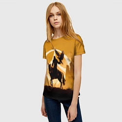 Футболка женская Ноа планета обезьян, цвет: 3D-принт — фото 2