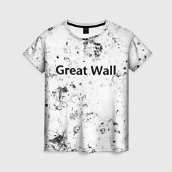 Футболка женская Great Wall dirty ice, цвет: 3D-принт