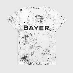 Футболка женская Bayer 04 dirty ice, цвет: 3D-принт