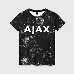 Футболка женская Ajax black ice, цвет: 3D-принт