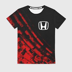 Женская футболка Honda sport grunge